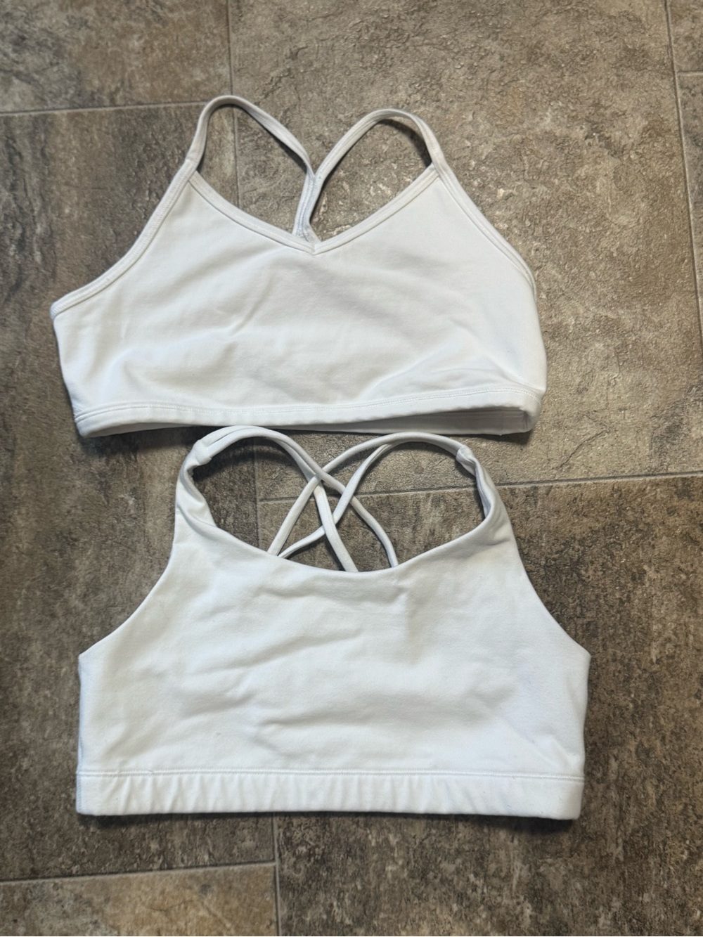 Athleta Girls white - 2-Pack sports bras
